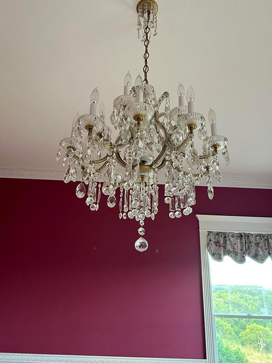 Chandelier and Fan Cleaning
